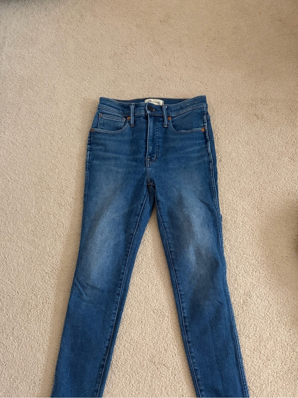 Madewell Dark Blue Skinny Jeans
